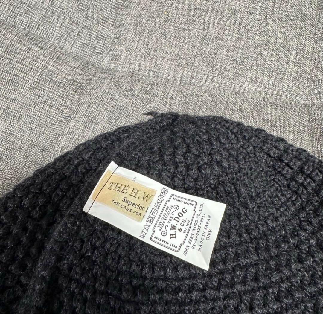 THE H.W.DOG&CO. WOOL KNIT HAT ウールニットハット
