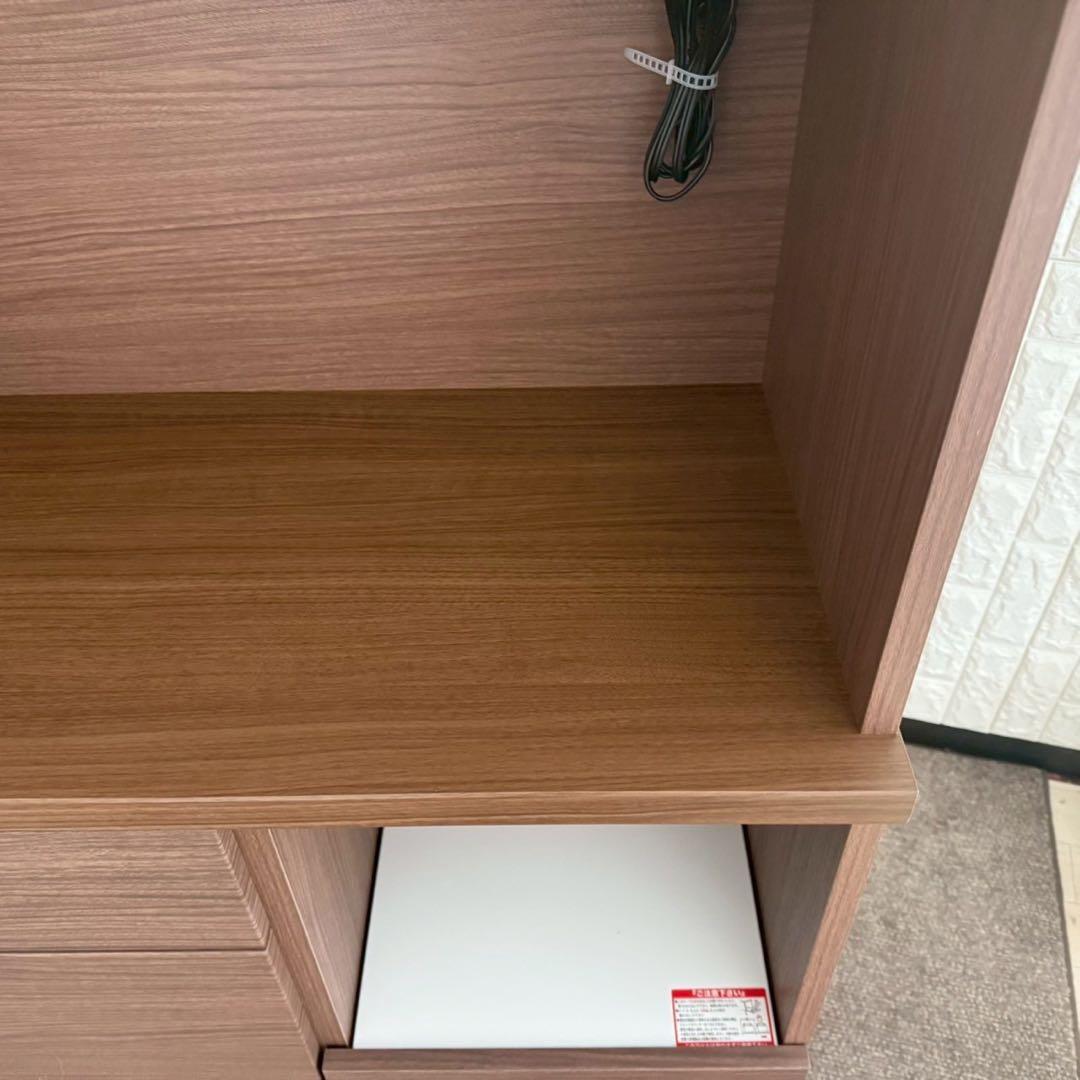 東京23区配送無料✨ニトリ　キッチンボード　エトナ90 ブラウン　美品