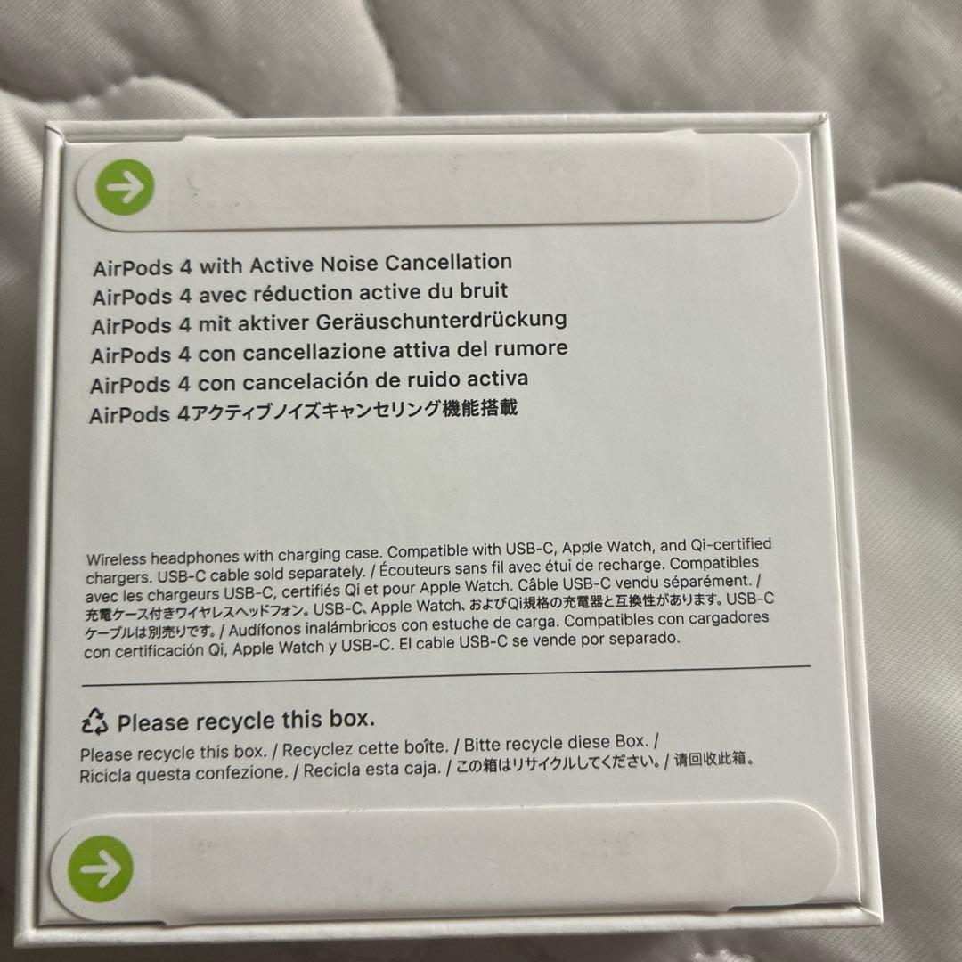 未使用未開封　AirPods 4 (ANC) 本体