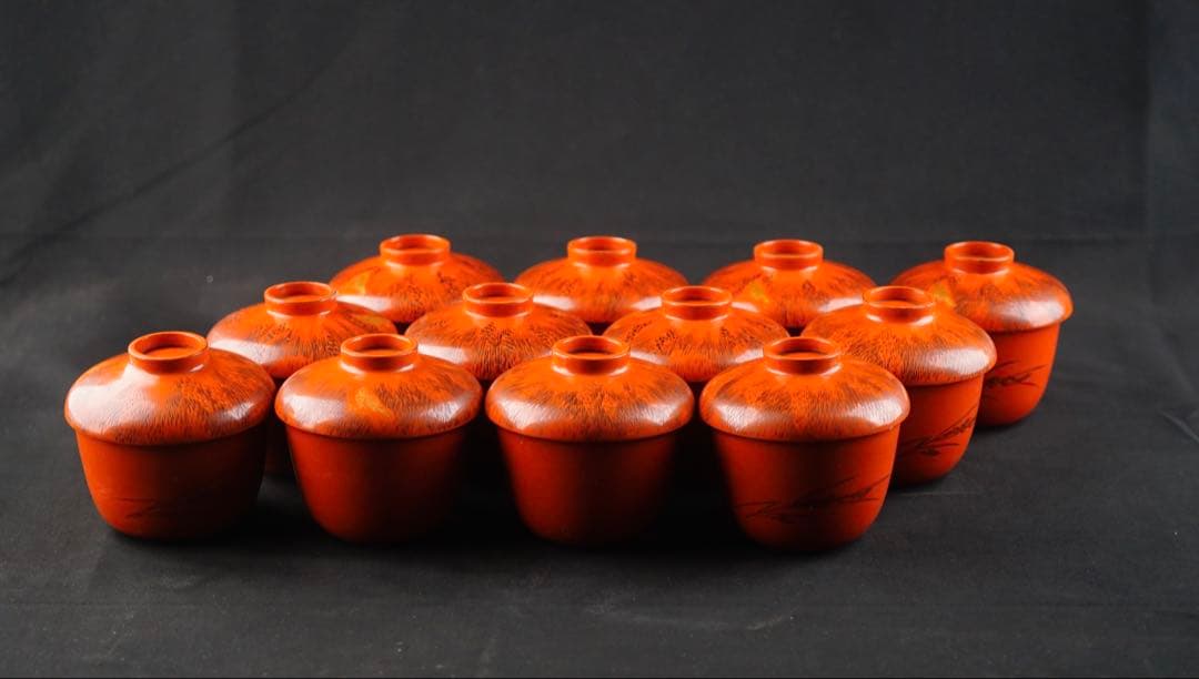 蒔絵　吸物椀　12客　漆器