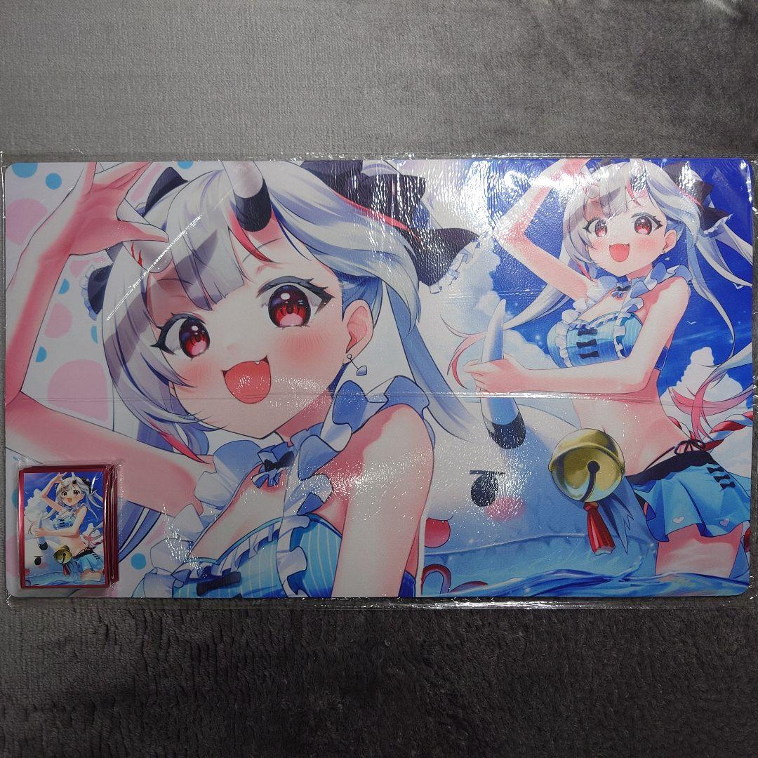 α1 ホロライブ 水着&ぽよ余浮き輪 百鬼あやめ スリーブ&プレイマット