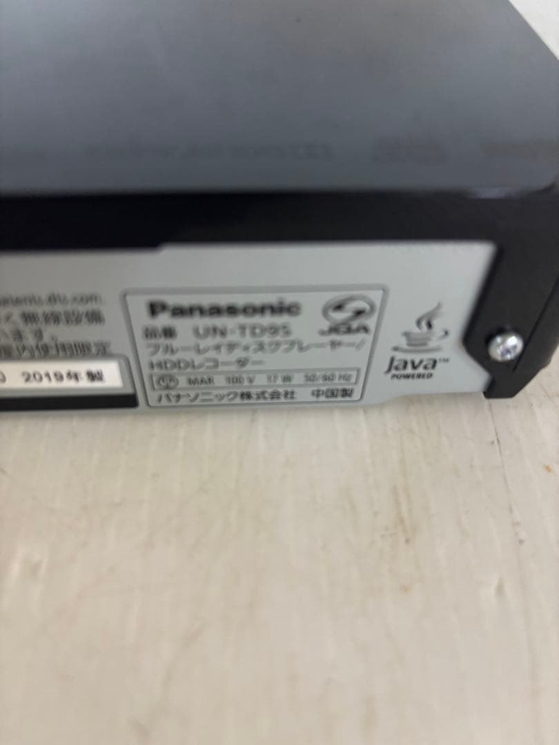 【説明文必読‼️Panasonic ブルーレイディスクプレーヤー/HDDレコーダー
