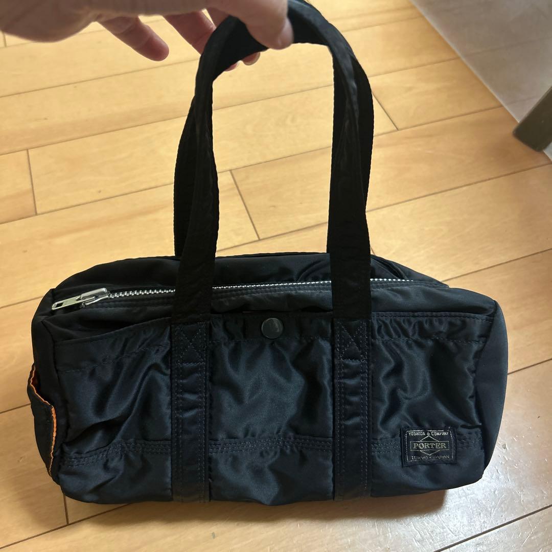 ポーター ブラック ドラムバッグ