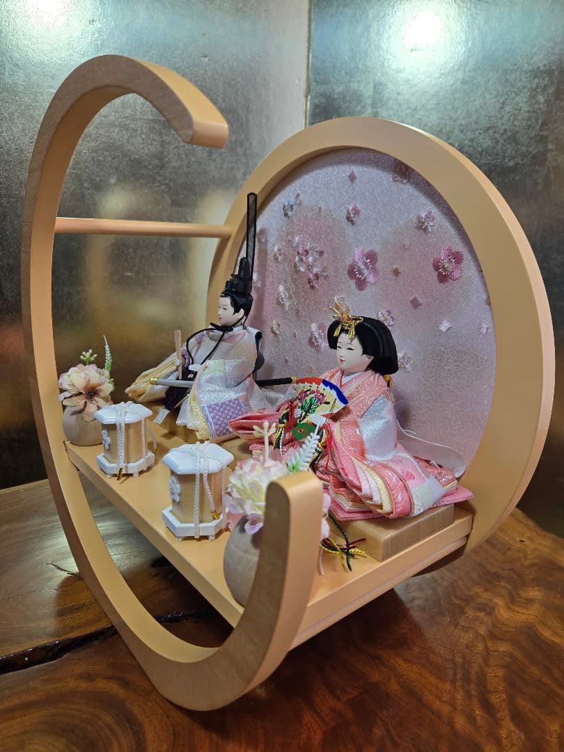 Oreo【一点限り】雛人形 ケース飾り　K57