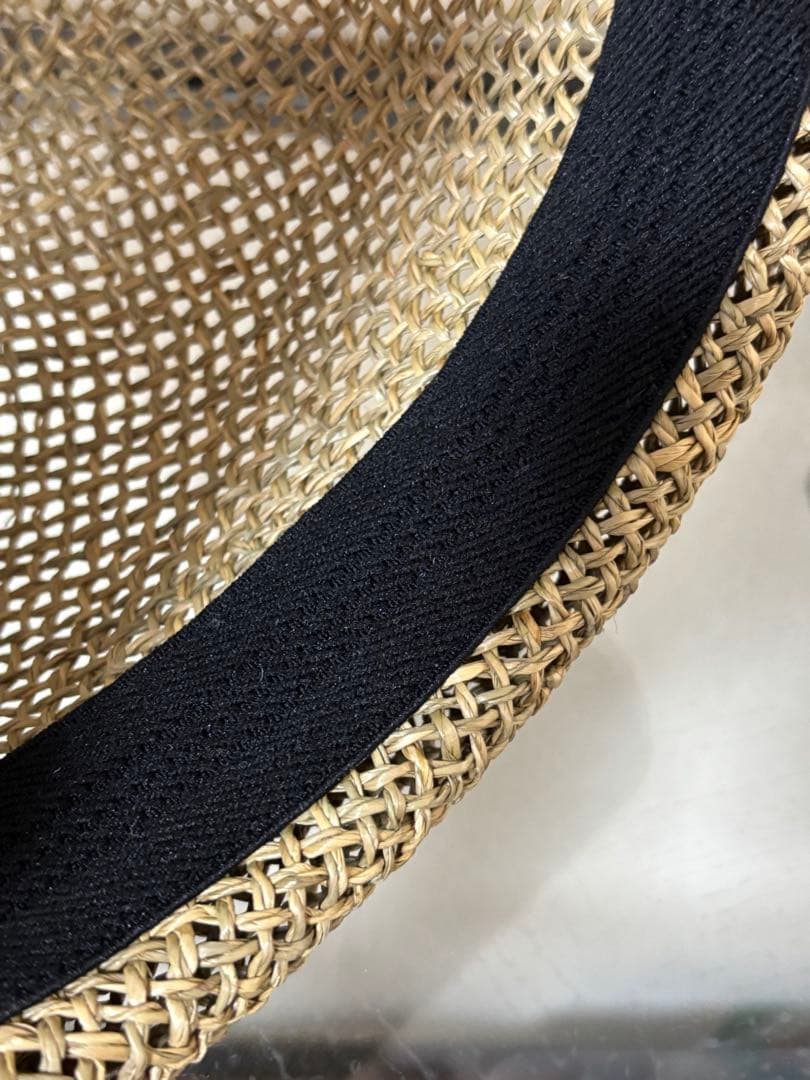 KAMILAVKA カミラフカ 麦わら帽子 キャップ 麦わら ぽんぽん