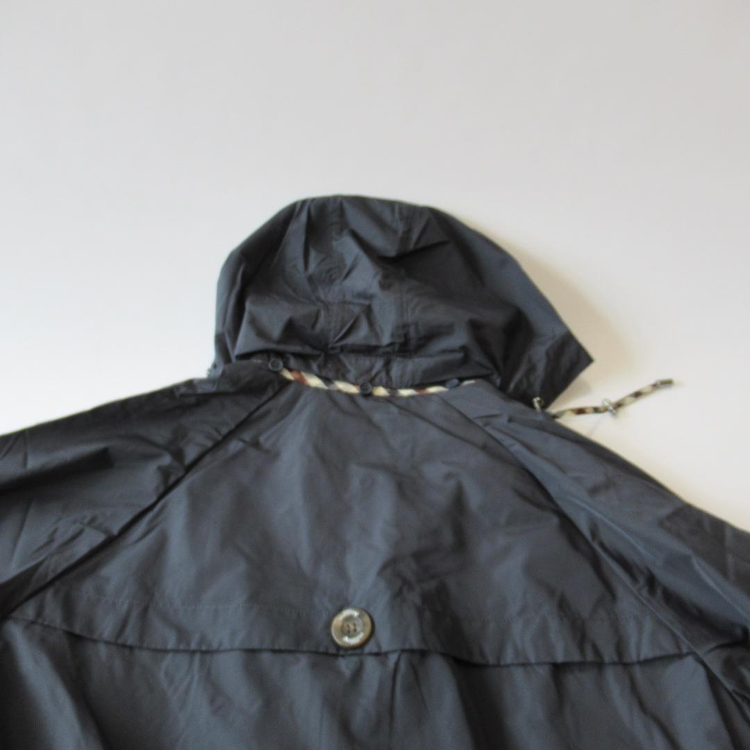アクアスキュータム未使用ネイビー トレンチデザイン レインコート L 1/2