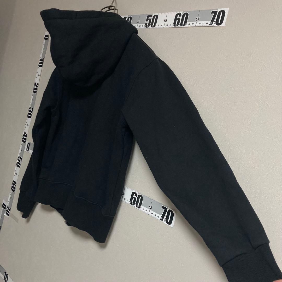 ジップアップ ポロ ラルフローレン RALPH LAUREN パーカー 黒 S