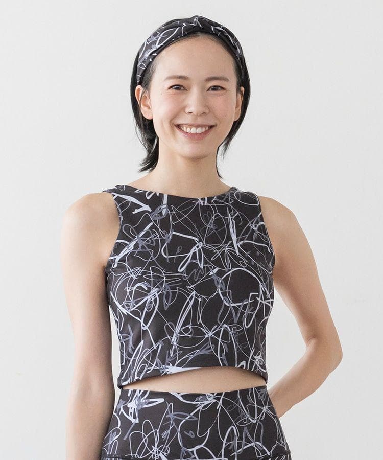 モカここ　リボンフラワー lava ヨガウェア Mサイズ 3点セット