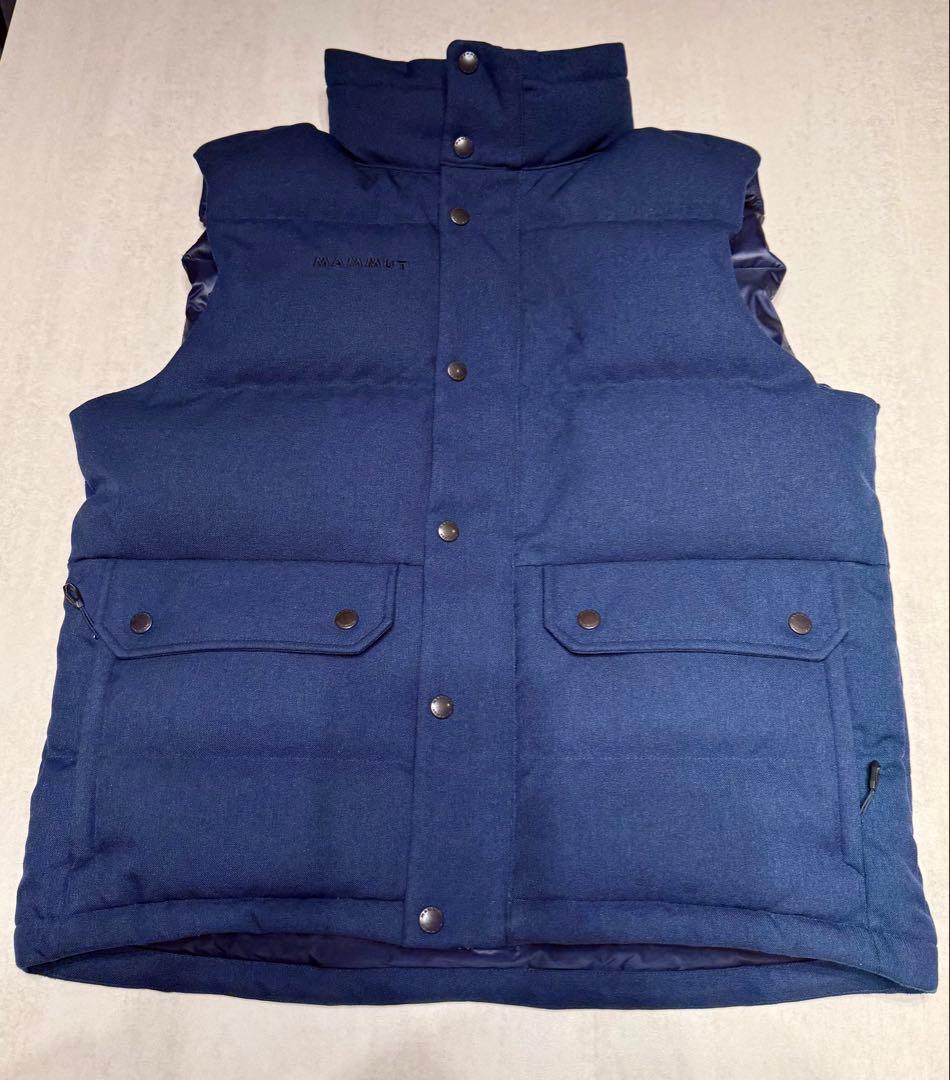 MAMMUT メンズ ネイビー ダウンベスト 2025年11月購入