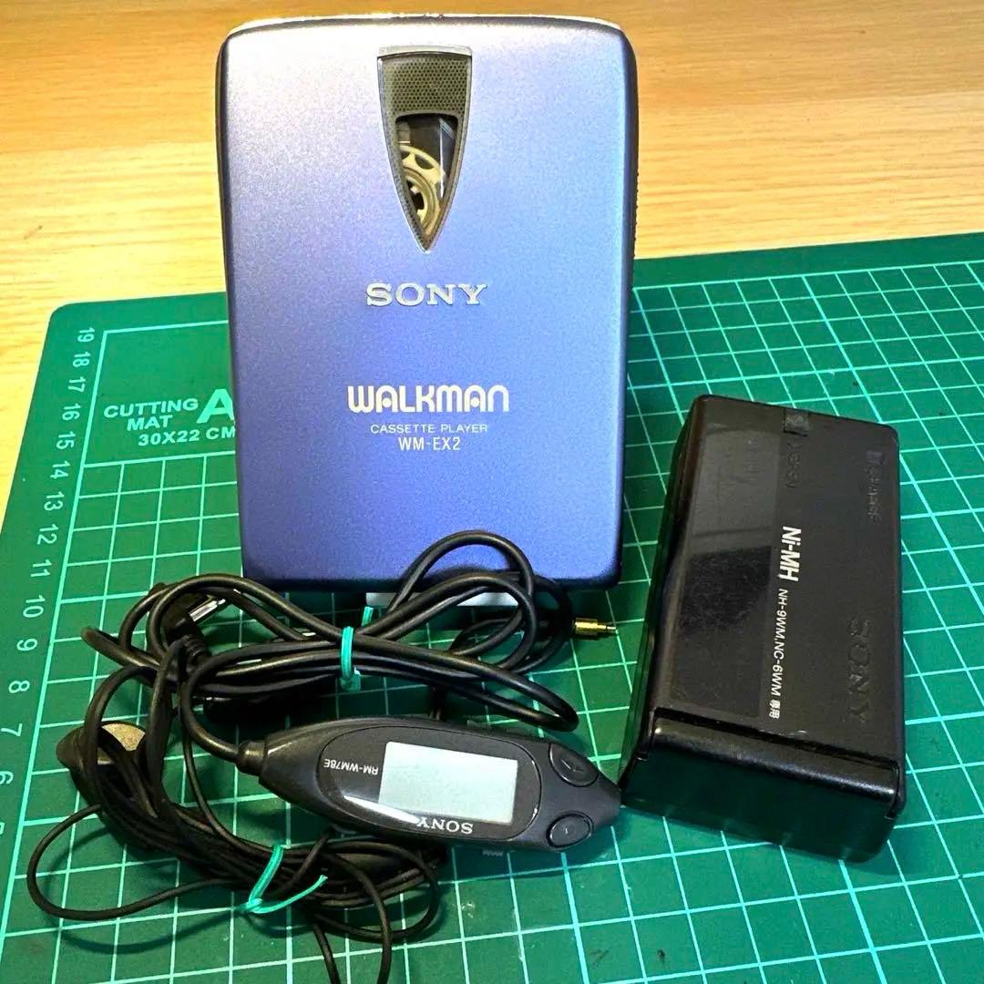 【美品DE修復品】SONY Cassette WALKMAN WM-EX2