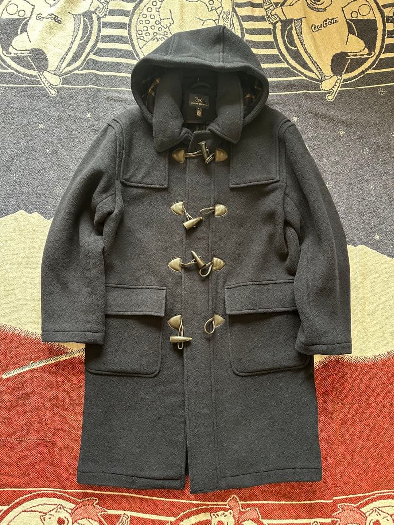 brooks brothers 346 イタリア製　ダッフルコート　ネイビー