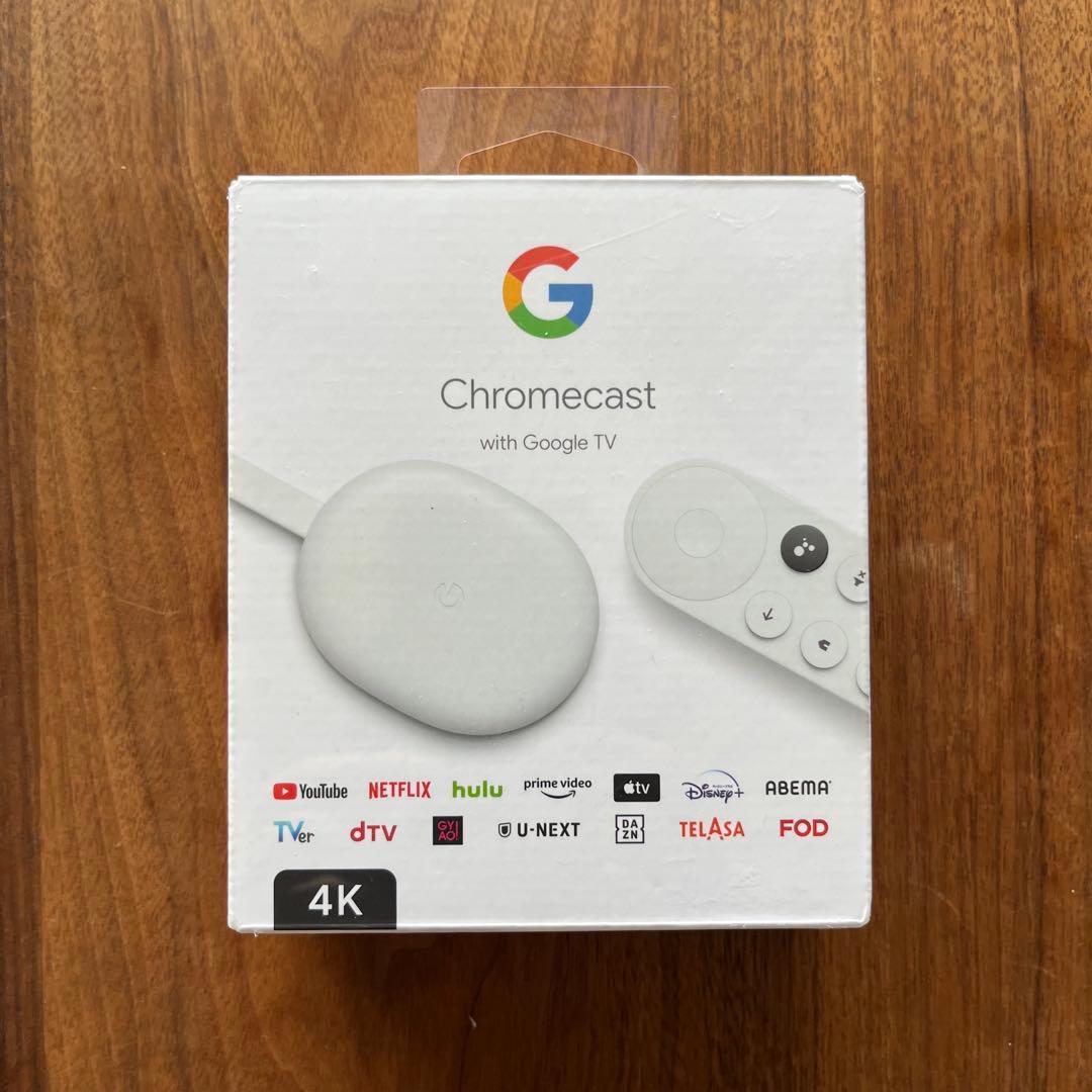 【新品未開封】Chromecast with Google TV 4K