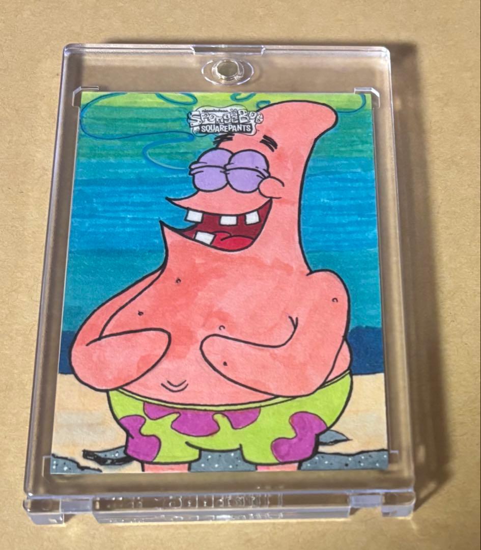 その他 Topps SpongeBob Sketch Card 1of1 Patrick