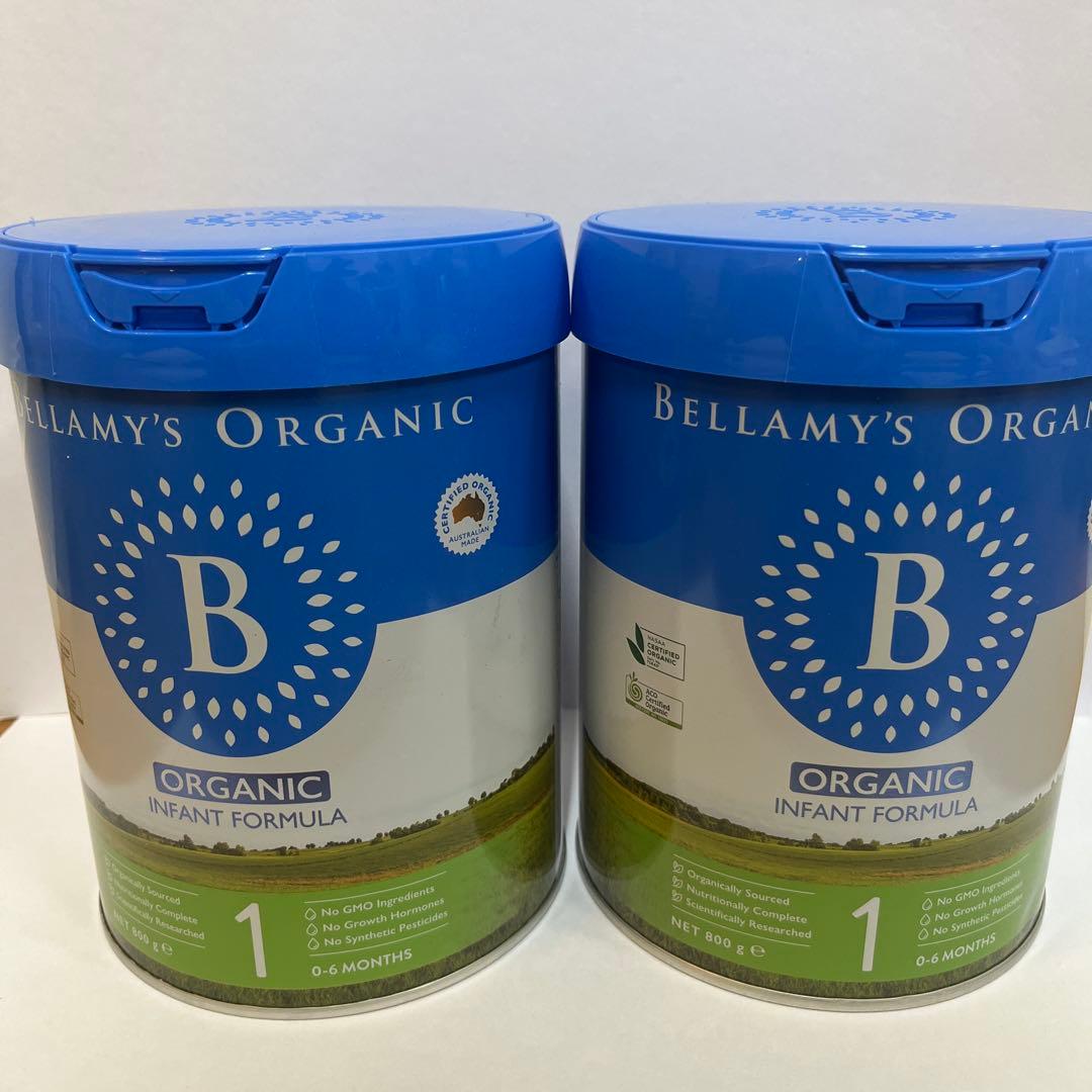 ベラミーズ　Bellamy's オ一ガニック　粉ミルク 2缶　0-6ヶ月