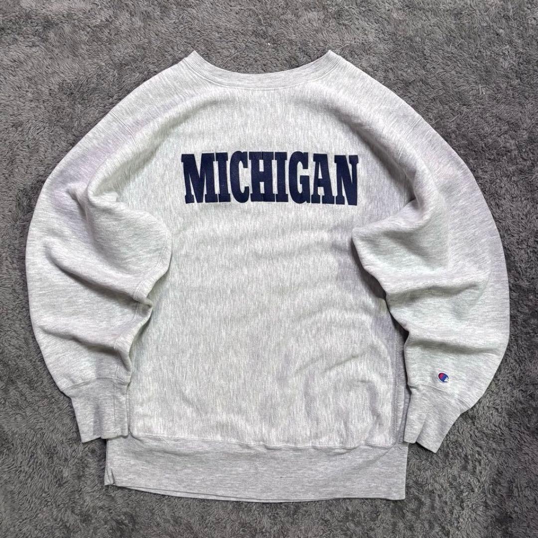 超美品【80s】チャンピオン リバースウィーブ トリコタグ 霜降り 大きいサイズ