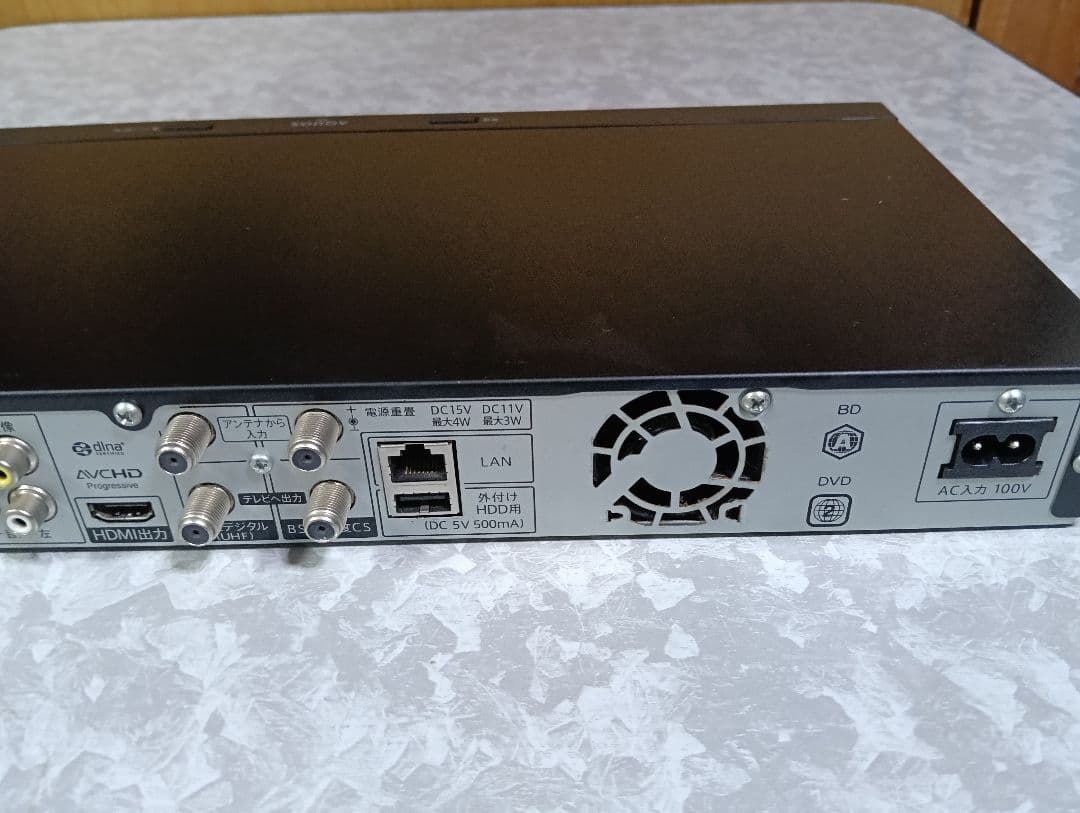 SHARP AQUOS ブルーレイレコーダー BD-NW500 HDD換装済
