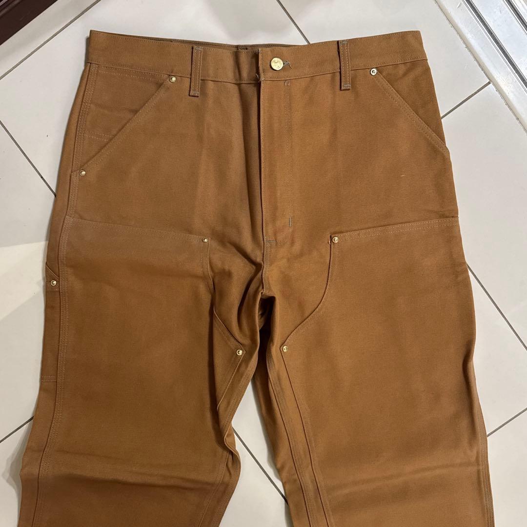 90's Carhartt ダブルニーペインターパンツ BRN W36 タグ付き