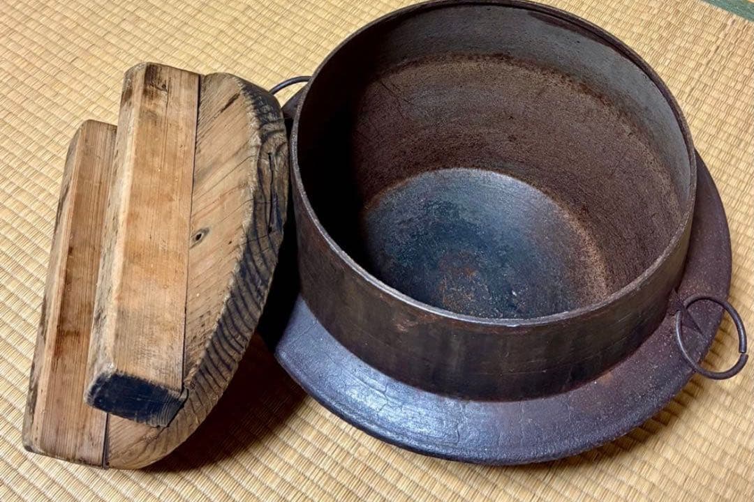 アルミ羽釜 蓋付き