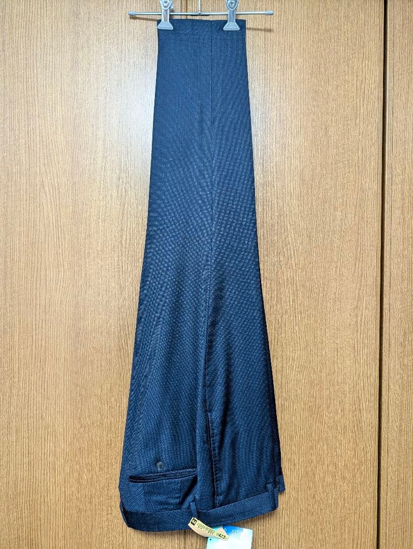 ロロピアーナ ネイビー　ウール　ビジネス スーツ