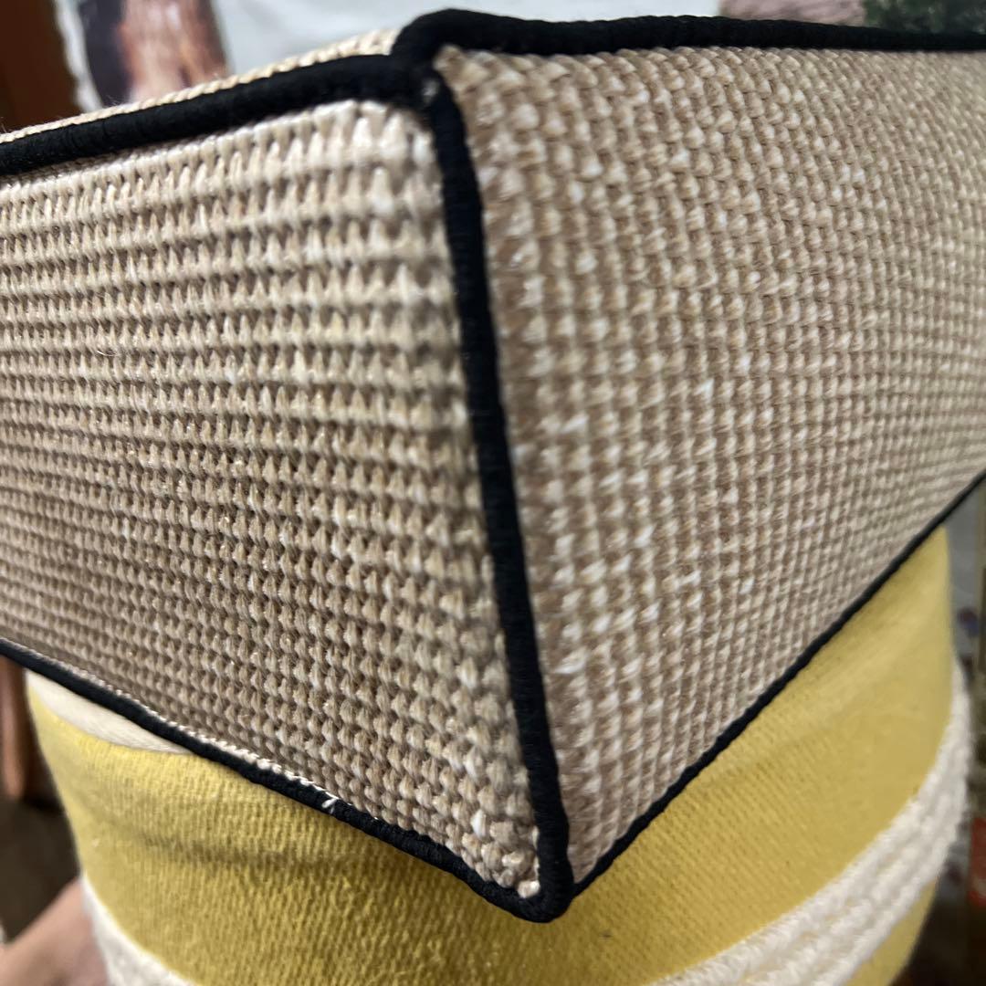 ロエペ　LOEWFフォントトート(ラフィア)ラージかごバッグ