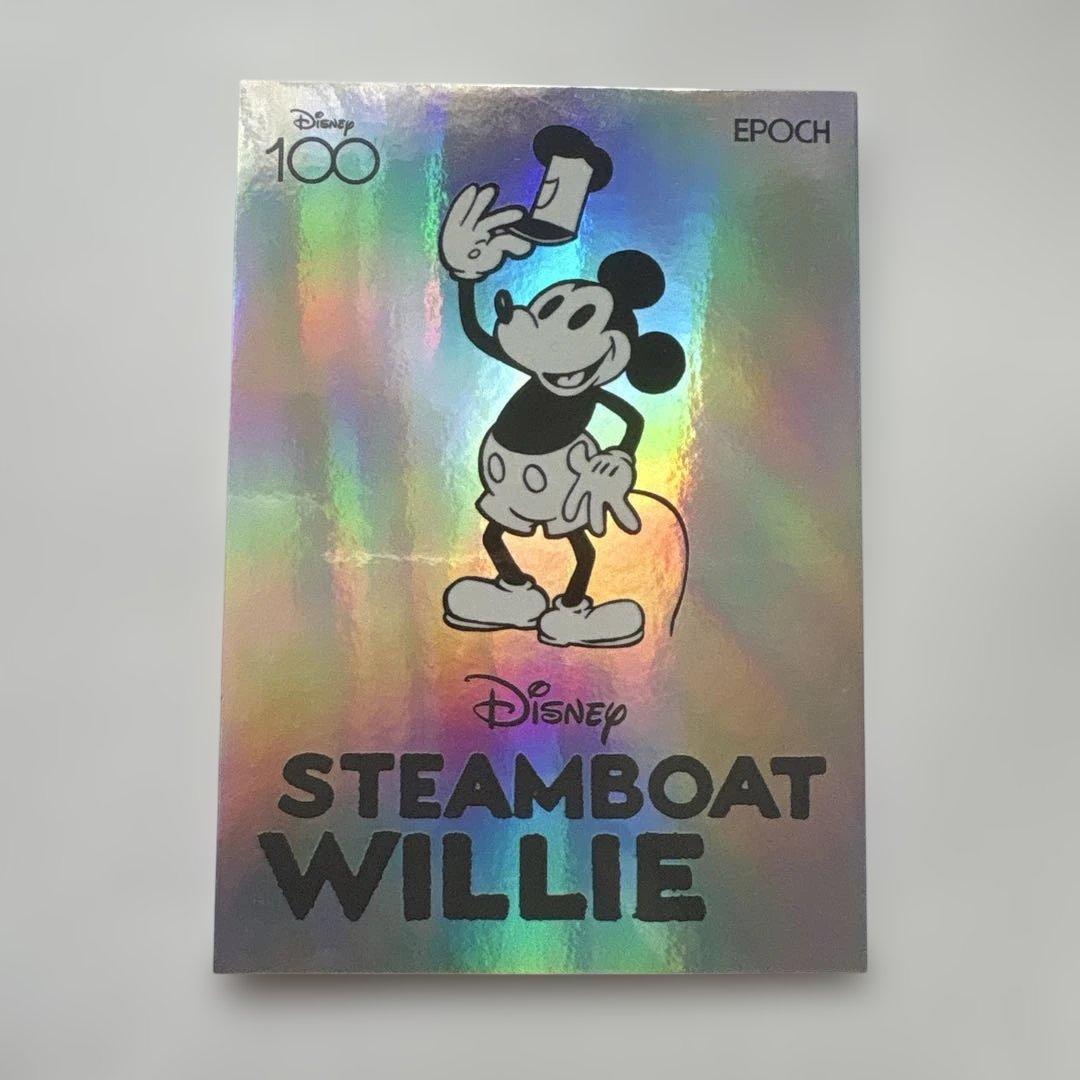 エポック EPOCH ディズニー100 蒸気船ウィリー 200枚限定 カード