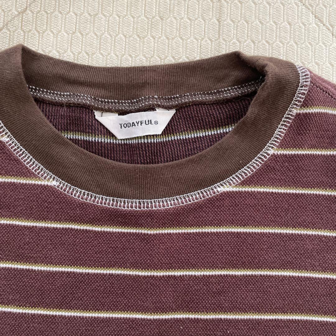 TODAYFUL Border Long T-shirts トゥデイフル　フリー