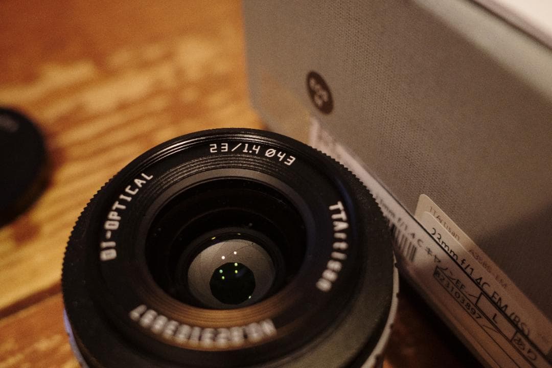 TTArtisan 23mm F1.4 Canon EOS Mマウント