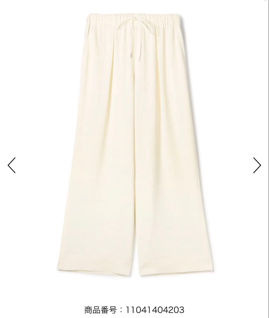Ballsey 2-wayストレッチ イージーセミワイドパンツ ホワイト　34