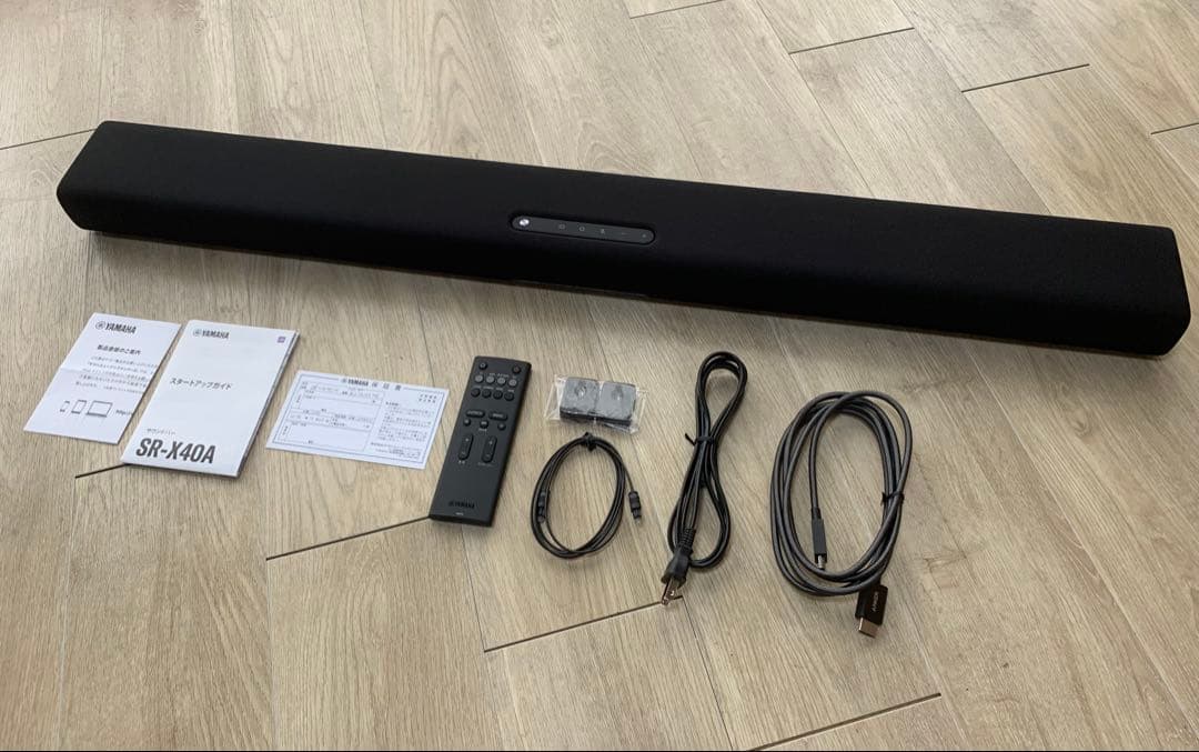 2025年7月購入品 YAMAHA サウンドバー SR-X40A ブラック