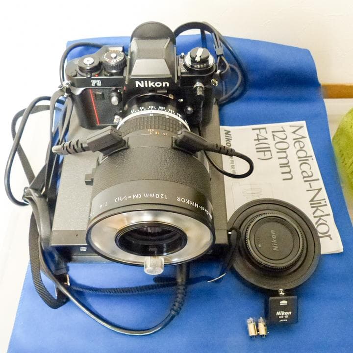 Nikon F3 ボディ(方眼マットスクリーン)＋メディカルニッコール120mm