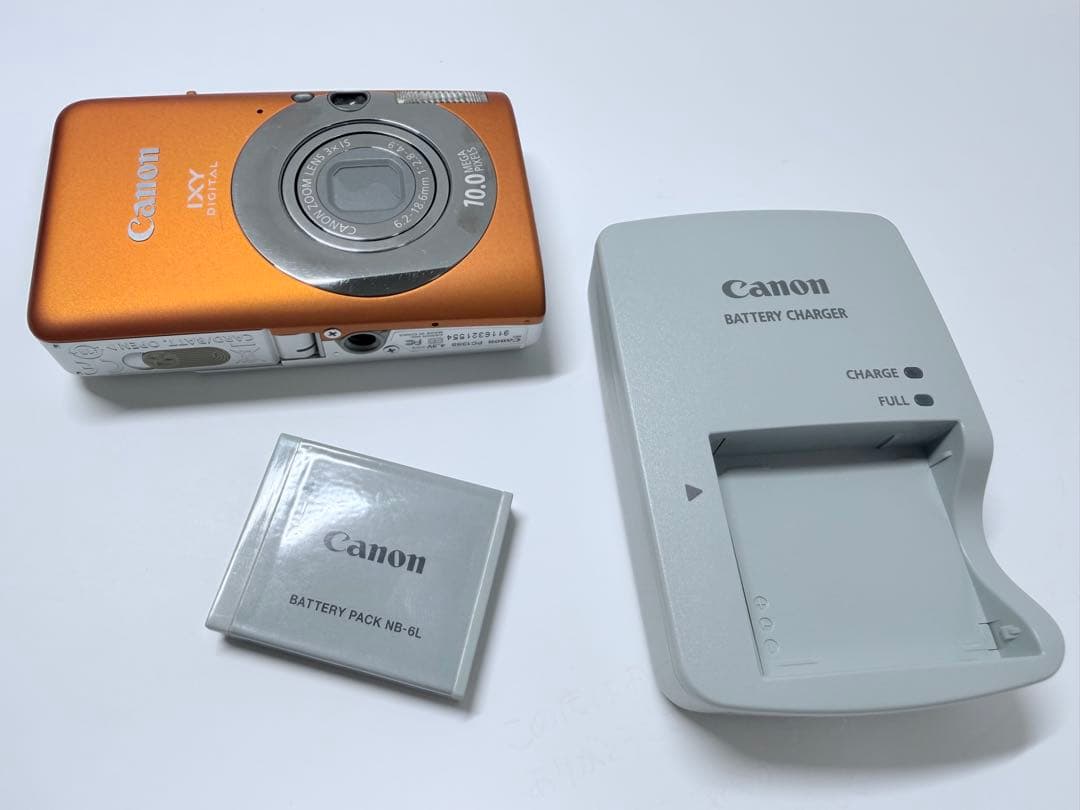 Canon IXY DIGITAL 110 IS コンパクトデジカメ オレンジ