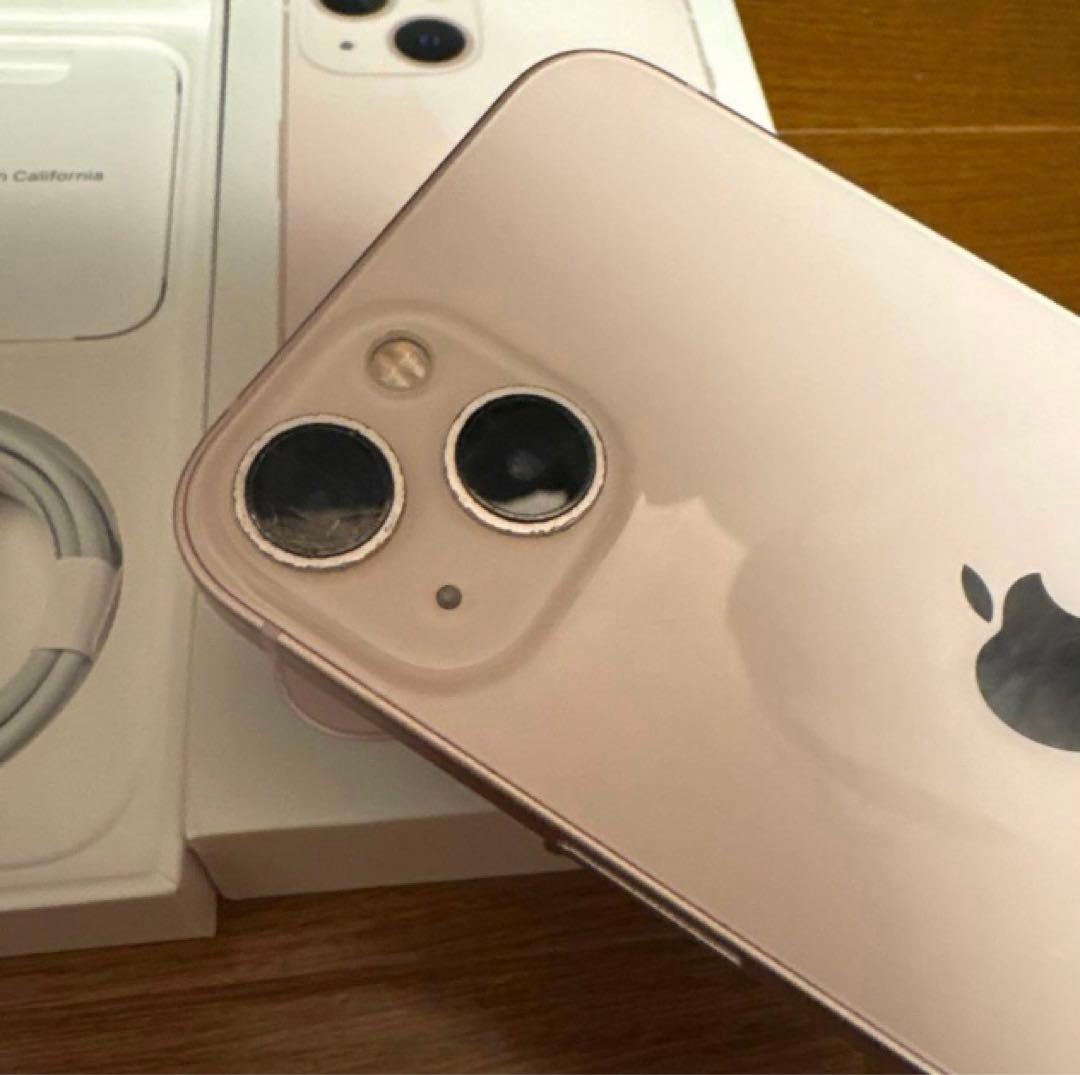Apple iPhone 13 ピンク 本体 充電ケーブル付