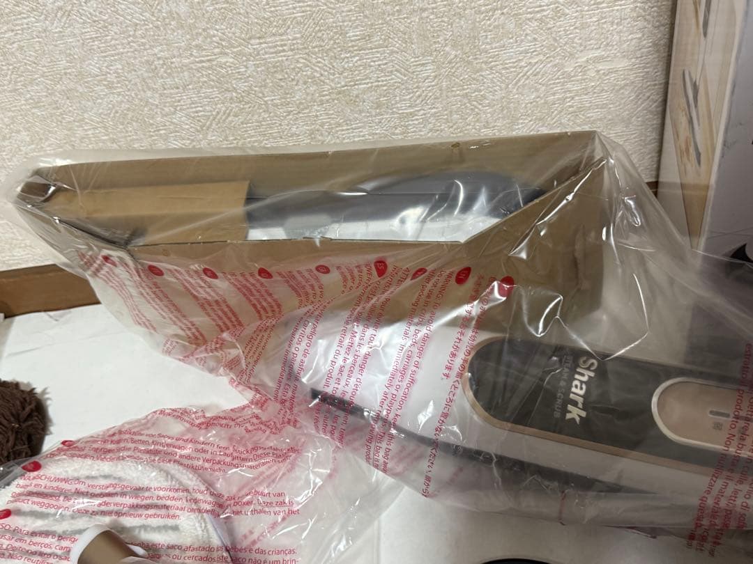 新品未使用品【S8201JWH】Shark 回転スチームモップ