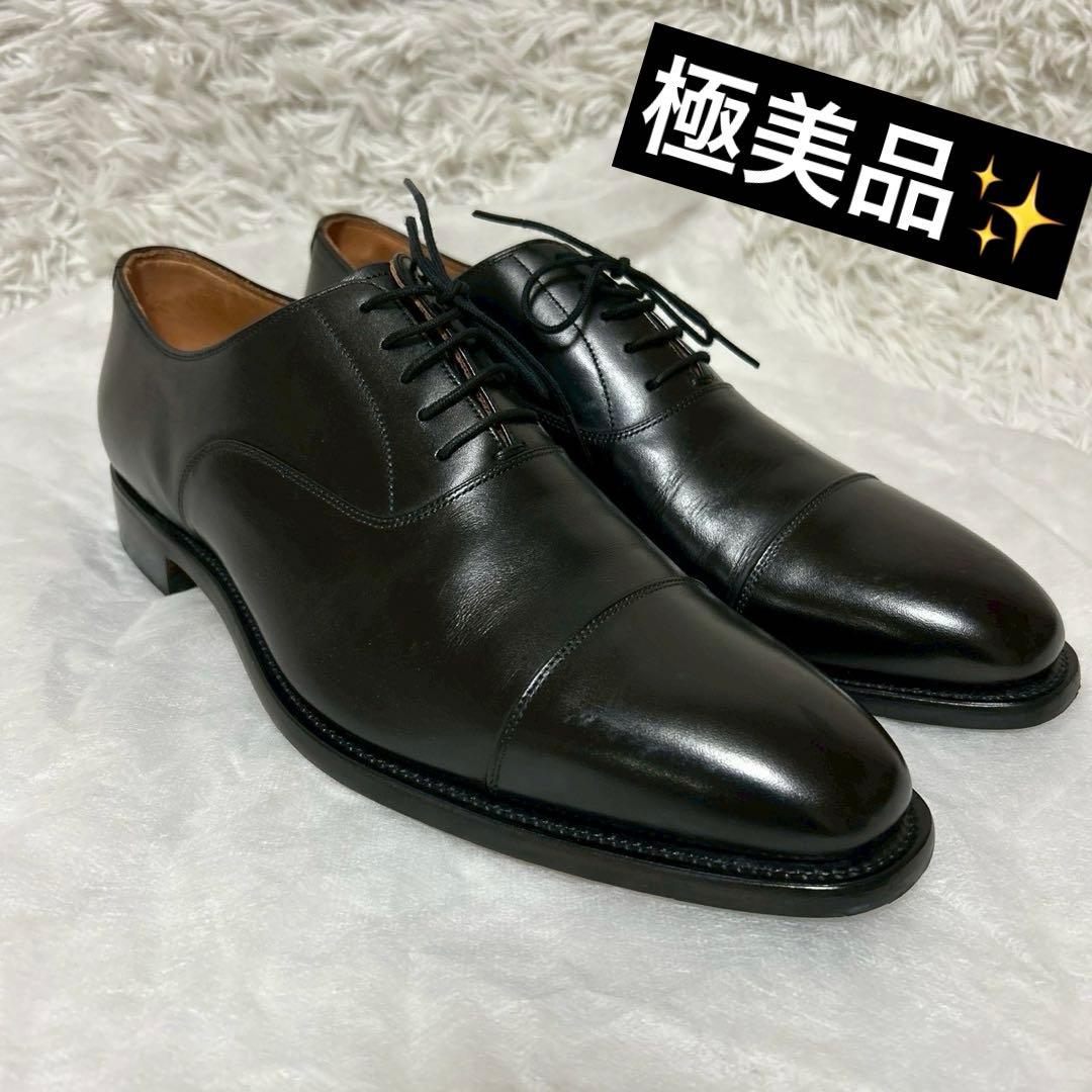 極美品✨スコッチグレイン　ビジネスシューズ　H−9106　ブラック