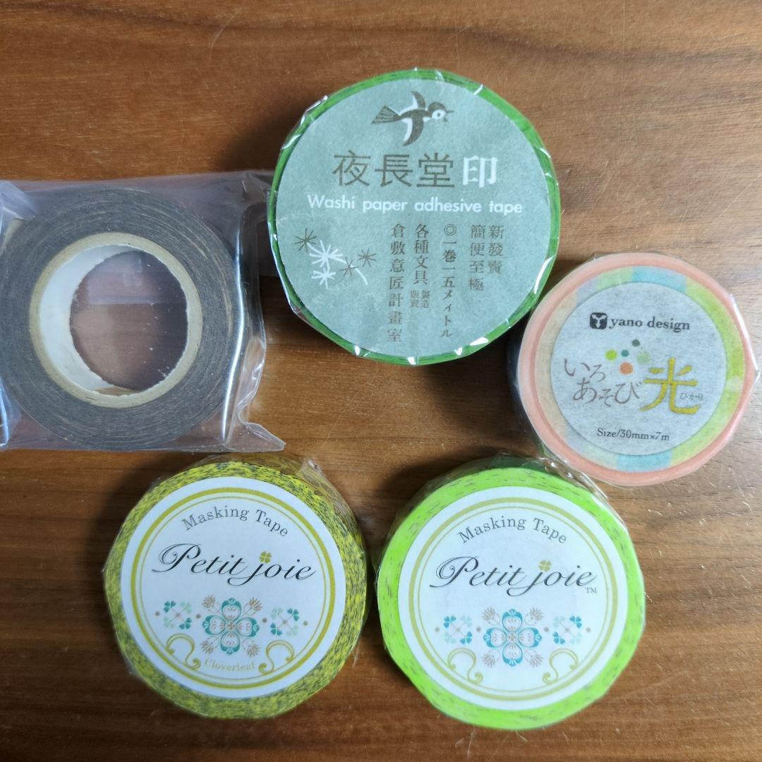 マスキングテープ　カモイ　廃盤品　雑貨　ラウンドトップ　キングジム