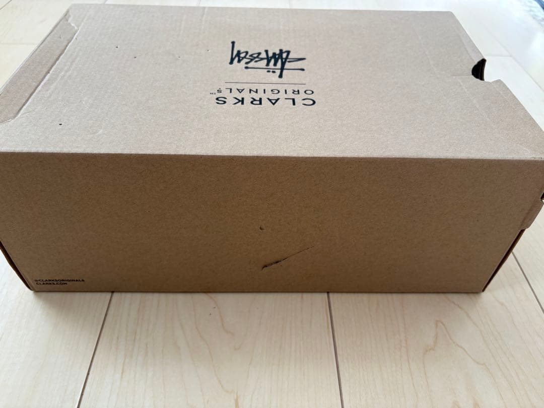 STUSSY/CLARKS ORIGINAL トランプ刺繍スエードシューズ／