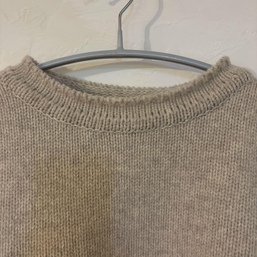 Atelier d'antan | ニットベスト〈 Rude 〉　ベージュ