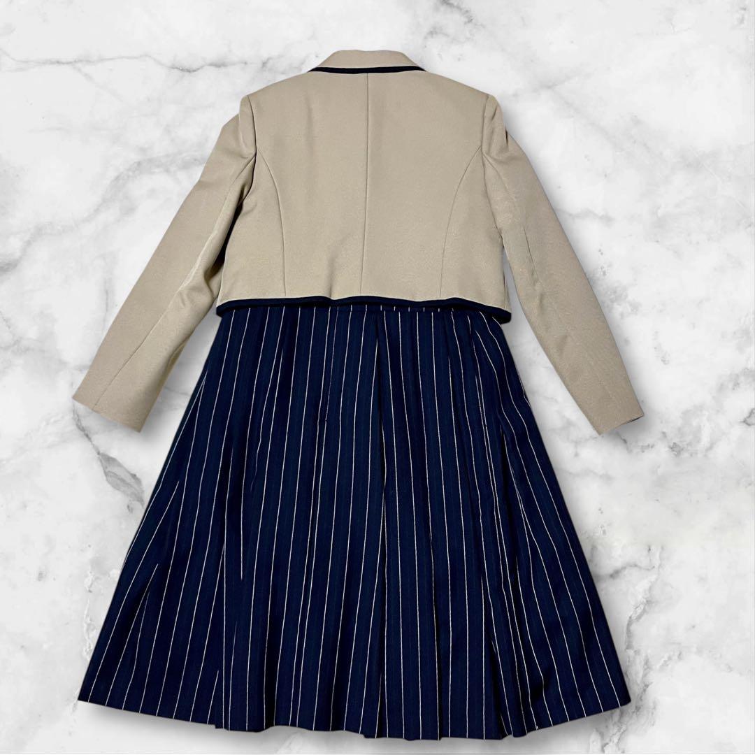 【極美品】✨ELLE en noir プレッピージャンパースカートスーツ165