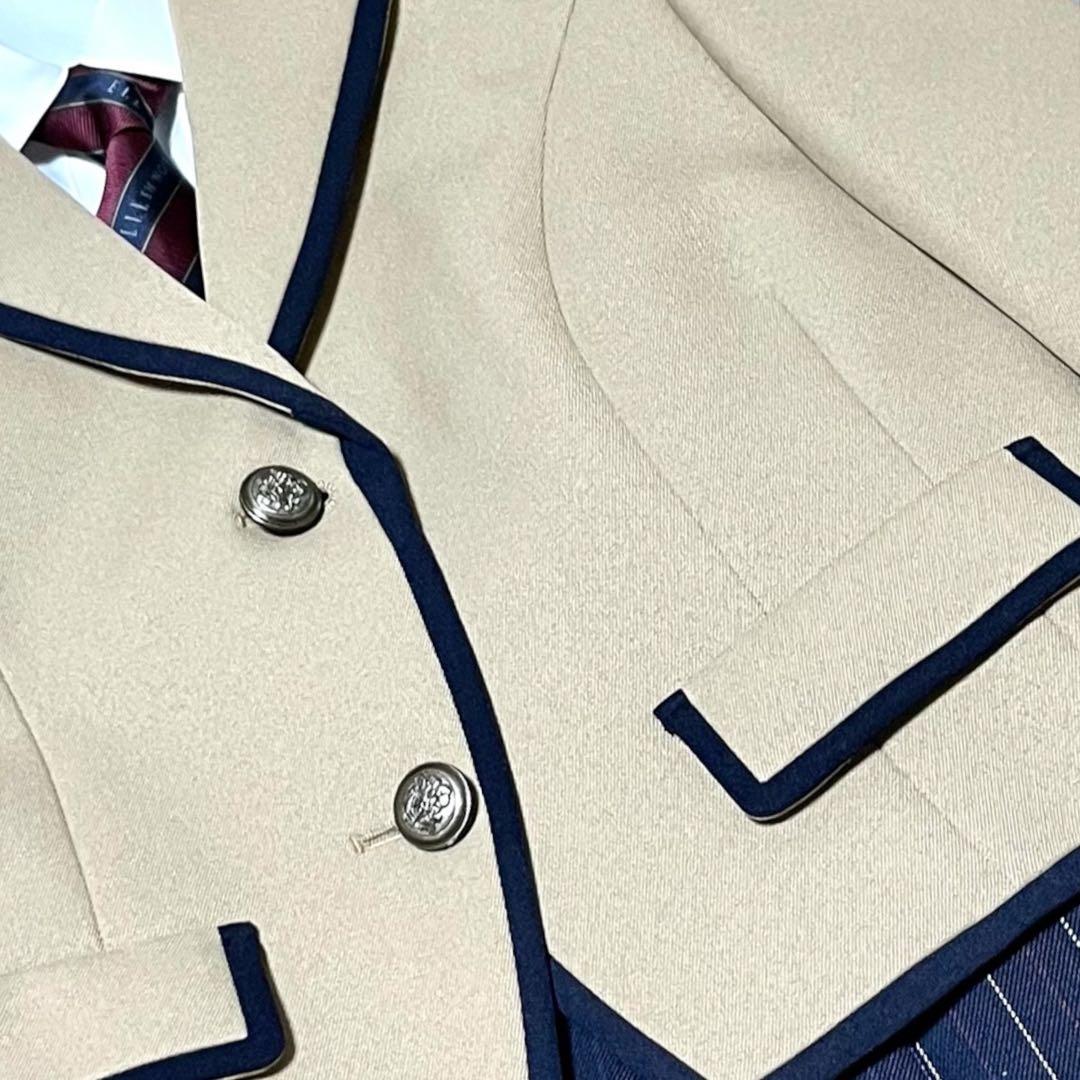 【極美品】✨ELLE en noir プレッピージャンパースカートスーツ165