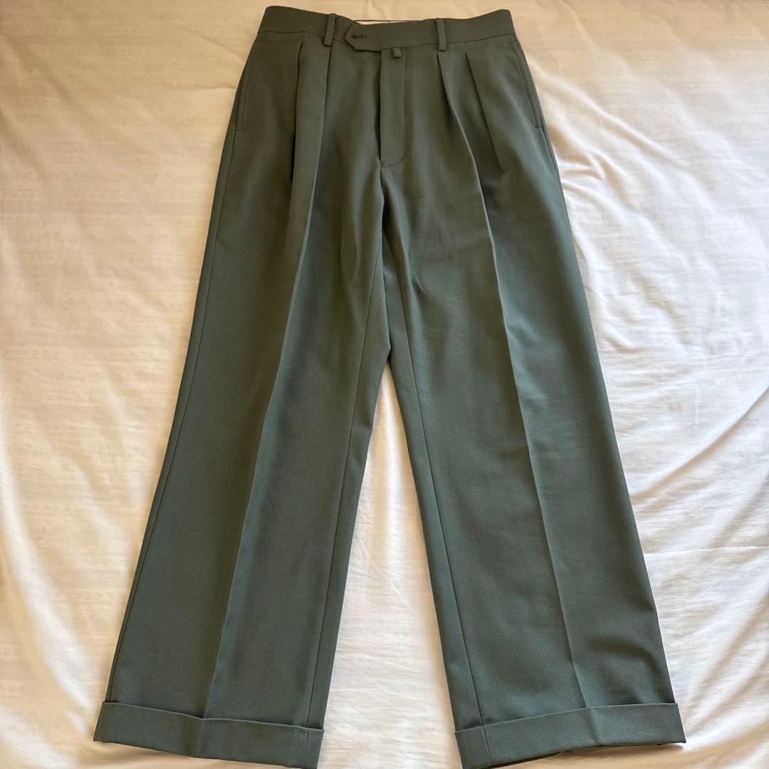 NEAT オリーブ　スラックス サイズ46