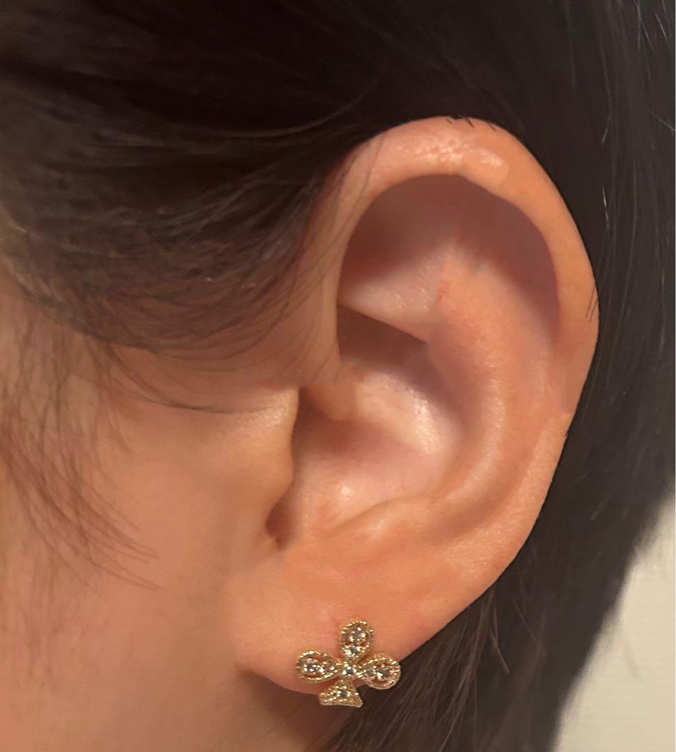 シエナロゼ♣️クローバーピアス