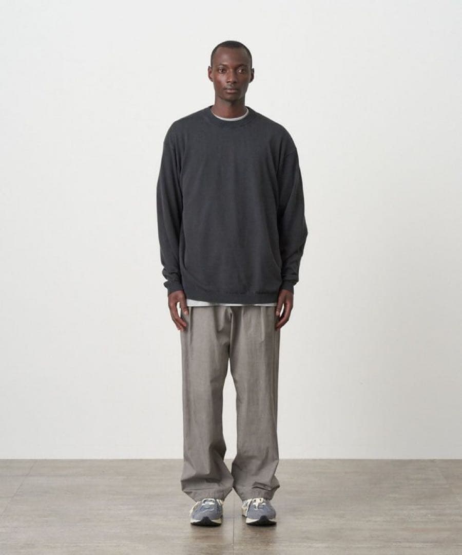 ATON 定価5.6万円GARMENT DYED SILK WASHI