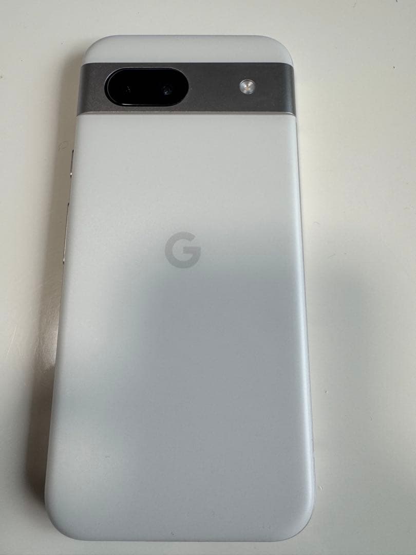 Google Pixel 8a ポーセリン 本体 保護フィルム、ケース付