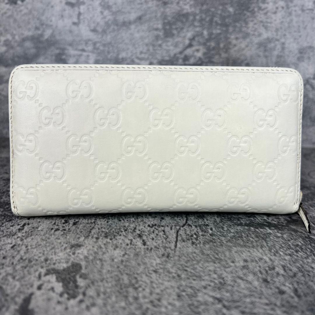 GUCCI インターロッキング GG レザー ラウンド長財布