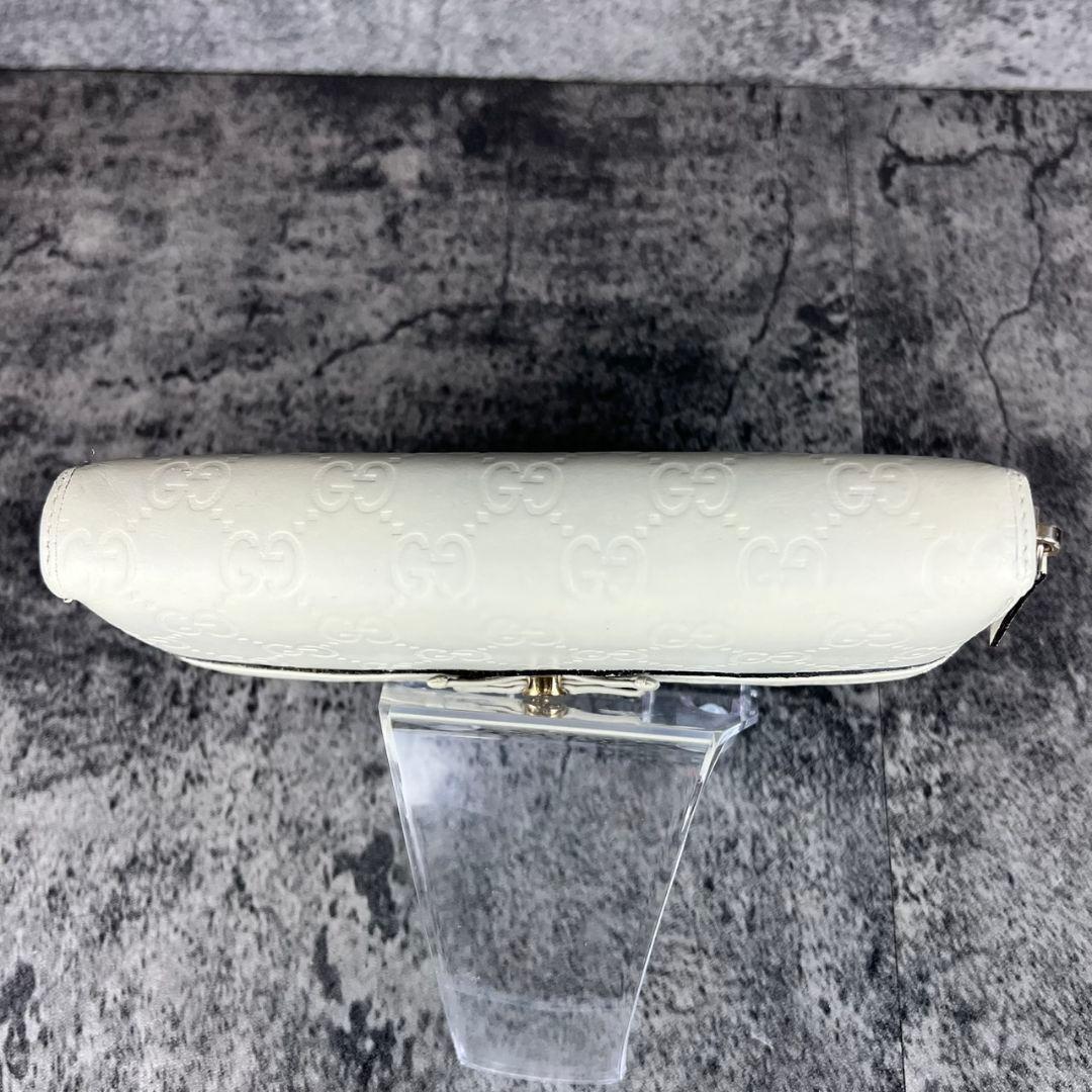 GUCCI インターロッキング GG レザー ラウンド長財布