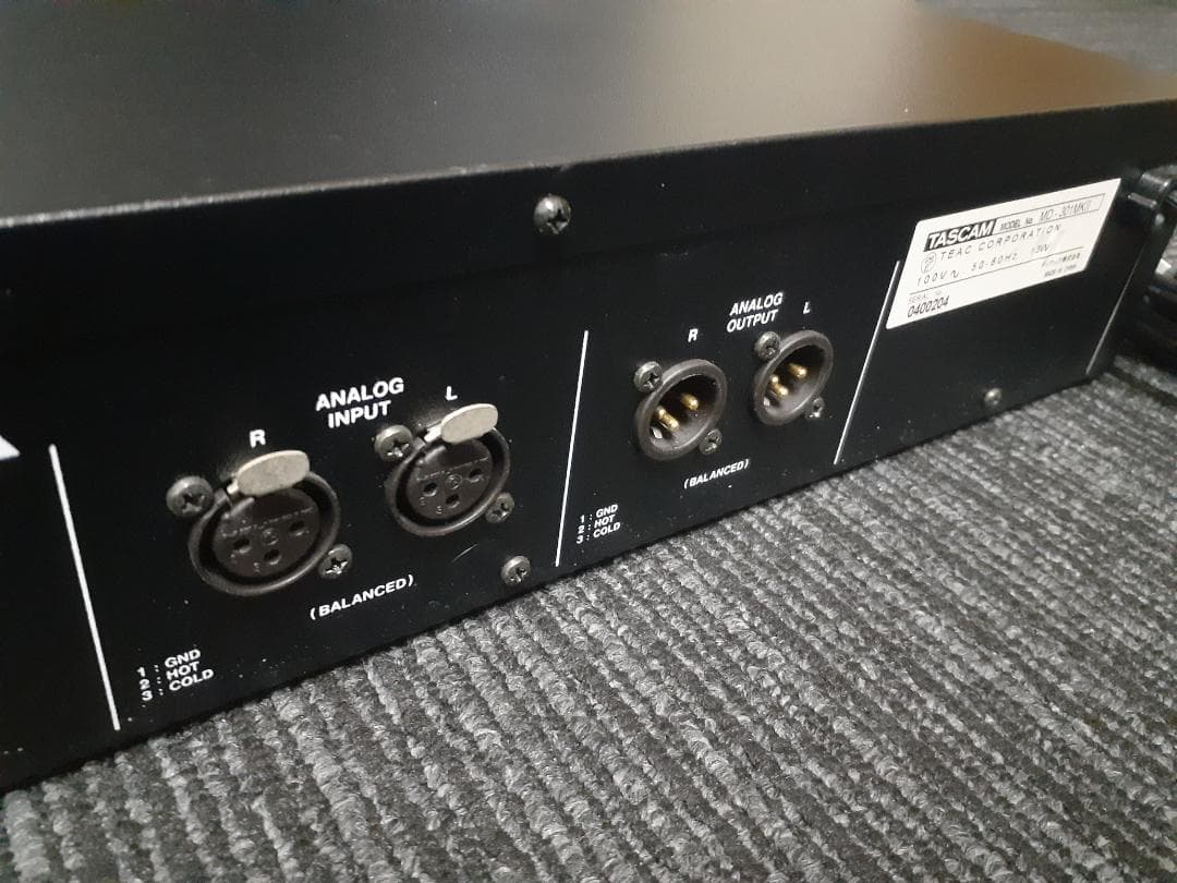 録音再生OK！TASCAM MD-301MK2 業務用MDデッキ おまけ多数あり