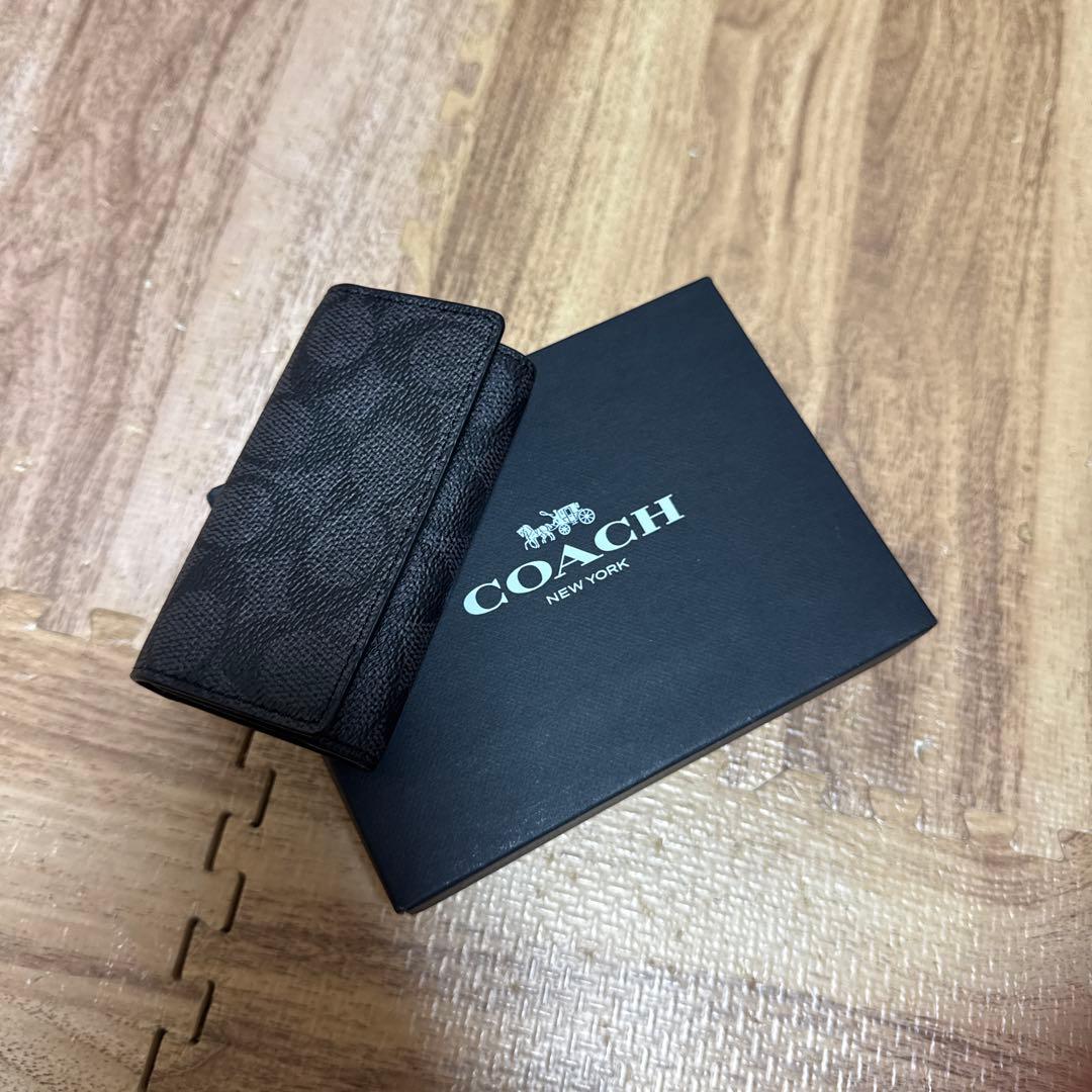 〝完全未使用〟COACH ベルトリング付きキーケース