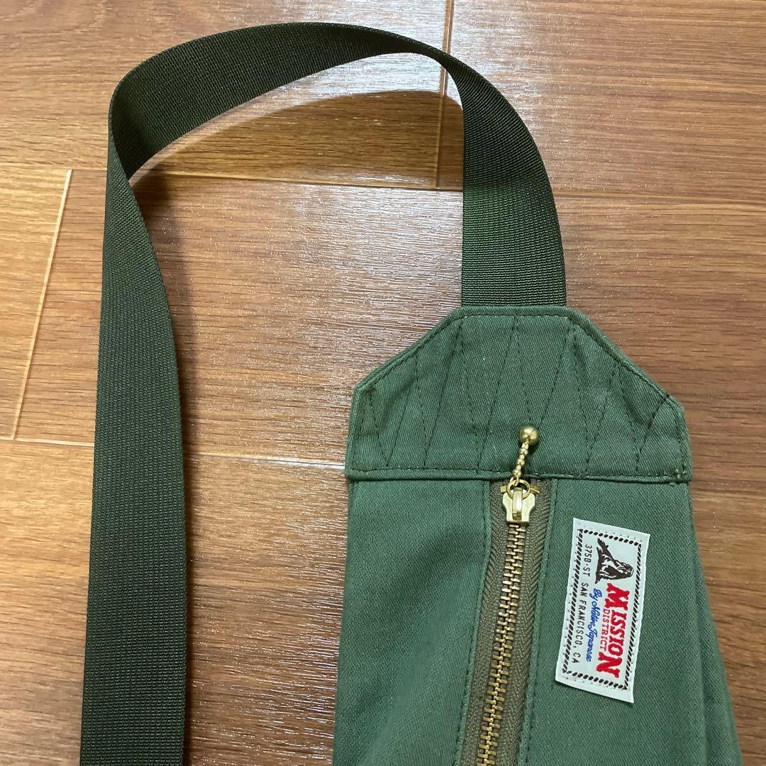 mission district オリーブグリーン ミリタリーバック