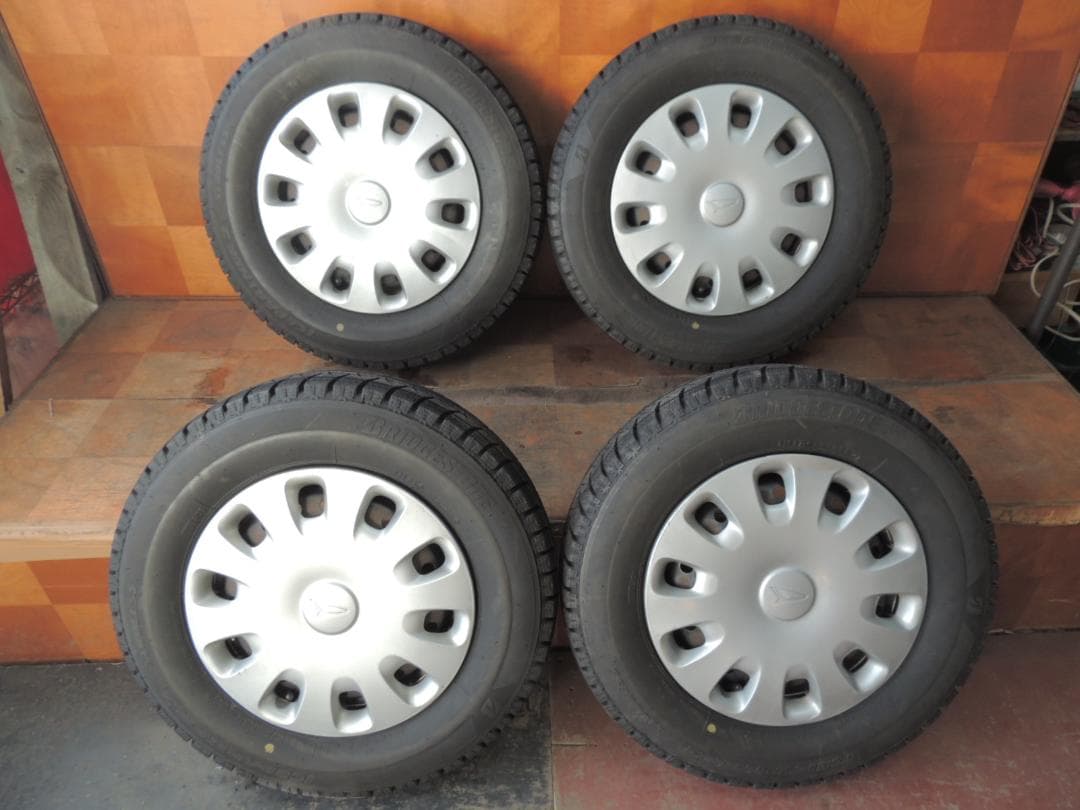 A56　145/80R13　ブリヂストン　スタッドレス　4本　ダイハツ　傷有り