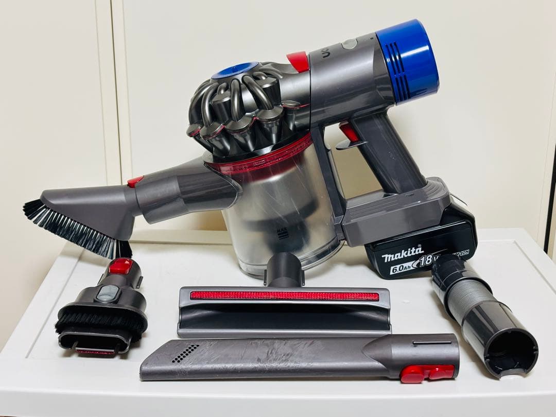 【完全分解洗浄品】ダイソン SV1１マキタ18Vバッテリー仕様 付属品5個付